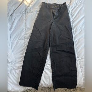 H&M Black Wide Leg Pants